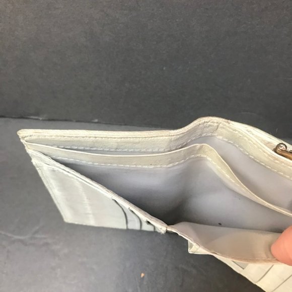 Vintage EEL Skin fold wallet - Picture 3 of 8
